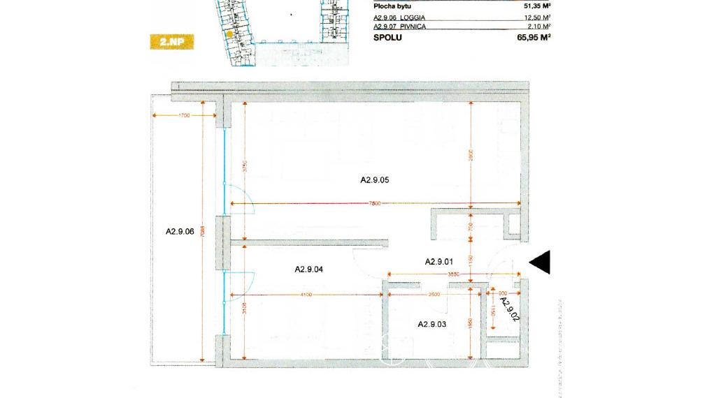 BOSEN | REZERVOVANÉ - Kompletne zariadený 2+KK. izb. byt v nadštandarde, s balkónom, kobkou a parkovaním v novostavbe, Rezidencia Tabáň, Nitra, 54 m2