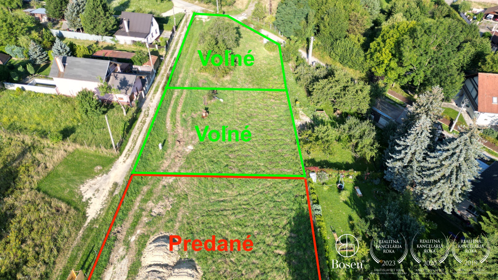 BOSEN | Stavebný pozemok s krásnym okolím, Marianka, 800 m2