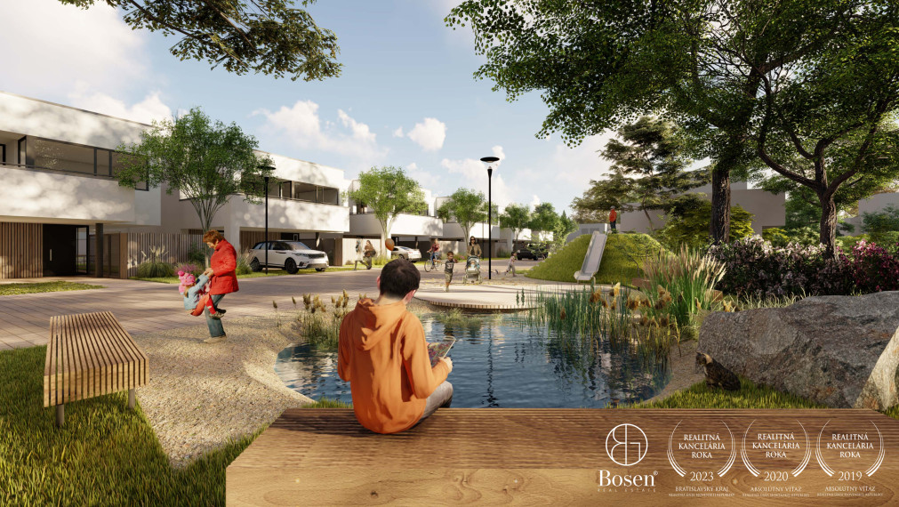 BOSEN | Dvojpodlažné moderné domy v novom projekte Viladomy Záhorská, Záhorská Bystrica