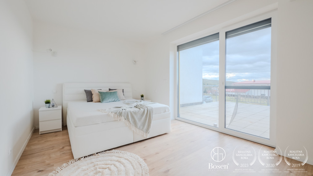 BOSEN | Na predaj 4 izbový byt so záhradou a parkovaním, Slnečná-Marianka