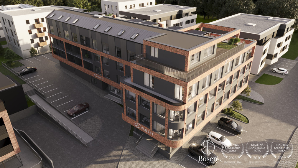 BOSEN | Predaj 2 izbových bytov v jedinečnom projekte Floret, Rovinka