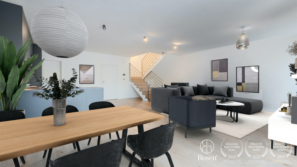 BOSEN | Na predaj 4 izbový byt so záhradou a parkovaním, Slnečná-Marianka