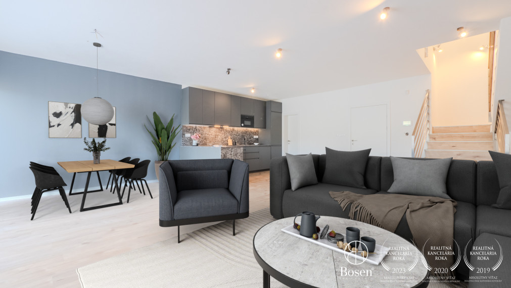 BOSEN | Na predaj 4 izbový byt so záhradou a parkovaním, Slnečná-Marianka