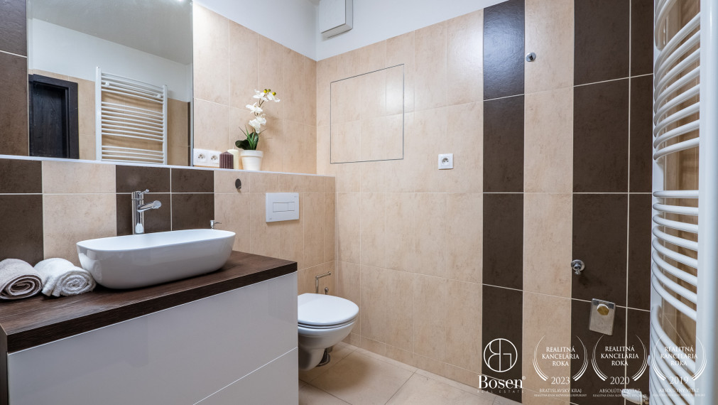 BOSEN | Zariadený 2 izbový byt v novostavbe, ulica Nobelova, Bratislava - Nové Mesto, 59 m2