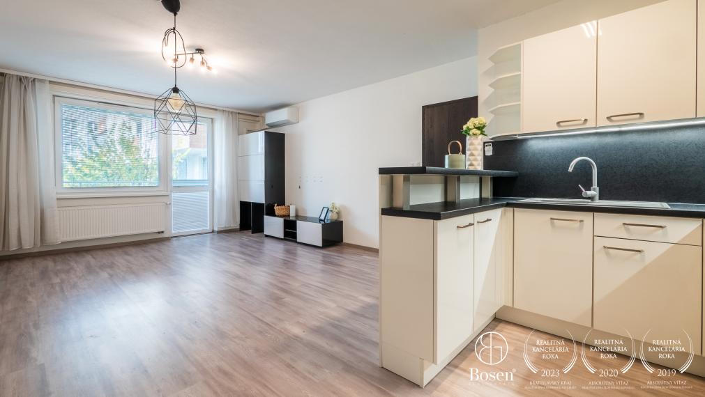 BOSEN | Zariadený 2 izbový byt v novostavbe, ulica Nobelova, Bratislava - Nové Mesto, 59 m2