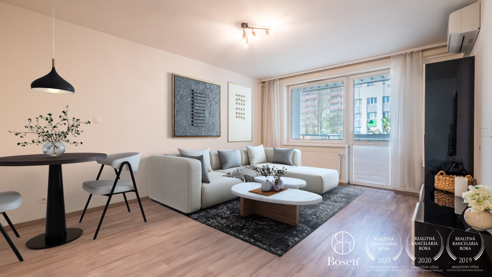 BOSEN | Zariadený 2 izbový byt v novostavbe, ulica Nobelova, Bratislava - Nové Mesto, 59 m2