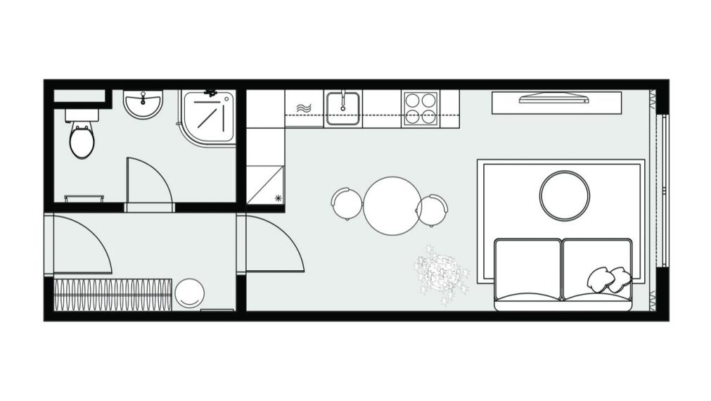 Zariadený 1 izbový byt blízko parku Ostredky v Ružinove