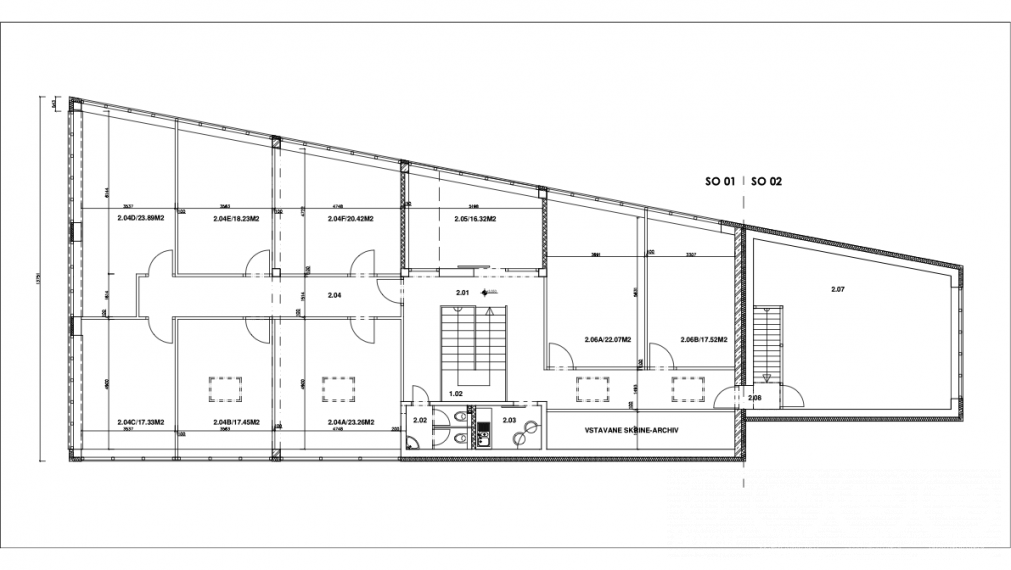 BOSEN | Prenájom kancelárskych priestorov, Bratislava - Petržalka, Goralská, 25 - 200 m2