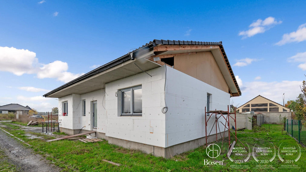 BOSEN | Na predaj novostavba 4 izbového rodinného domu v obci Gajary