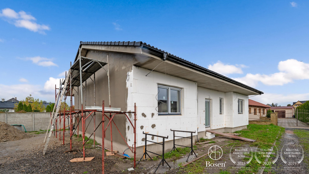 BOSEN | Na predaj novostavba 4 izbového rodinného domu v obci Gajary