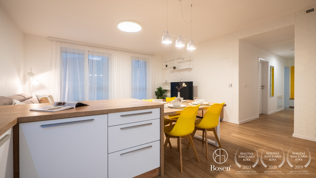 PRENAJATÉ | BOSEN | Prenájom 3 izbový byt s loggiou, 83 m2, BellaVita, Bratislava - Koliba