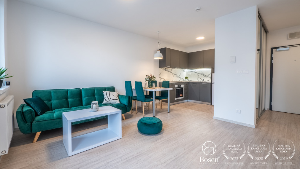 PRENAJATÉ - BOSEN | 2 izbový byt s garážovým státim v Ružinove, Nuppu-Magnolia, 45m2