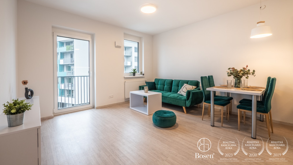 PRENAJATÉ - BOSEN | 2 izbový byt s garážovým státim v Ružinove, Nuppu-Magnolia, 45m2