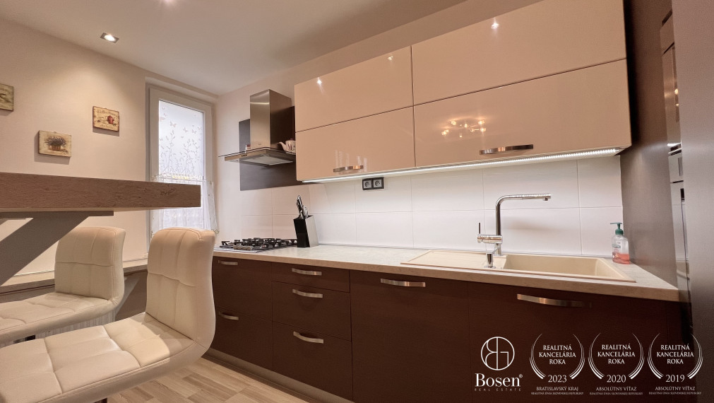 BOSEN I Prenájom zariadeného 3 izbového bytu v Ružinove, ulica Priemyselná