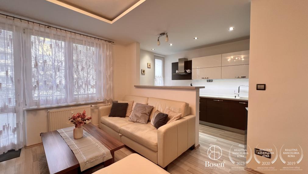BOSEN I Prenájom zariadeného 3 izbového bytu v Ružinove, ulica Priemyselná