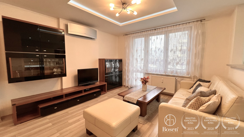 BOSEN I Prenájom zariadeného 3 izbového bytu v Ružinove, ulica Priemyselná