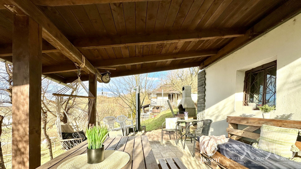 BOSEN | Rezervované, chata s terasou, Fiľakovo.
