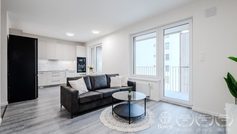 BOSEN I Prenájom 1,5 izbového bytu s parkovaním v novstavbe Bory Promenáda, ulica Jána Langoša