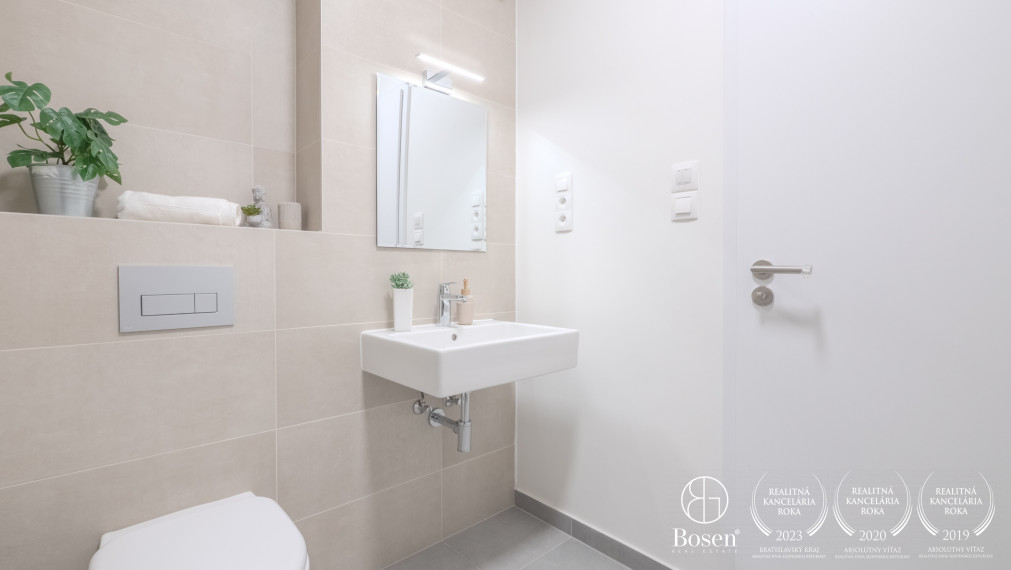 BOSEN I Prenájom 1,5 izbového bytu s parkovaním v novstavbe Bory Promenáda, ulica Jána Langoša