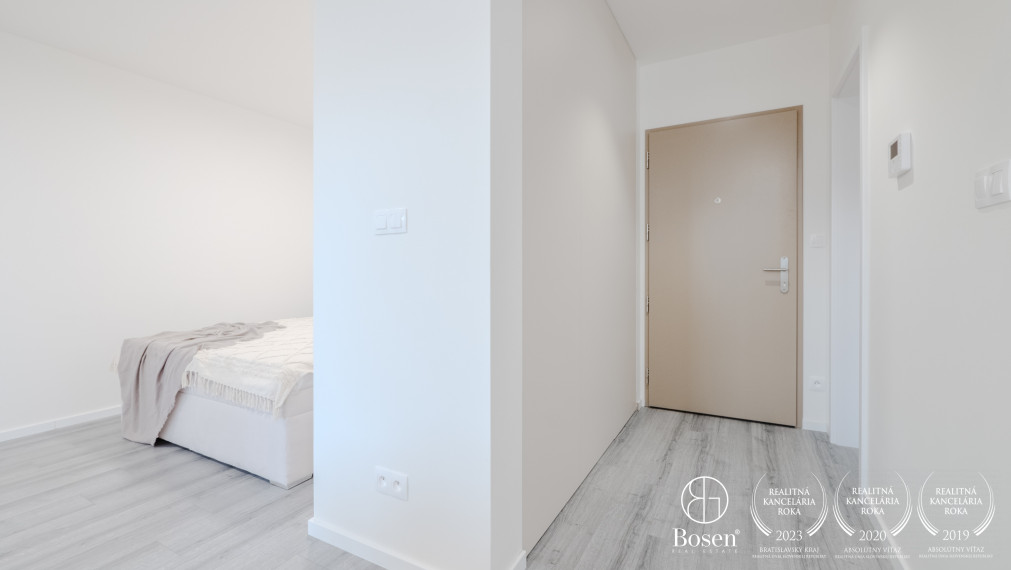 BOSEN I 1,5 izbový byt s parkovaním v novstavbe Bory Promenáda, ulica Jána Langoša