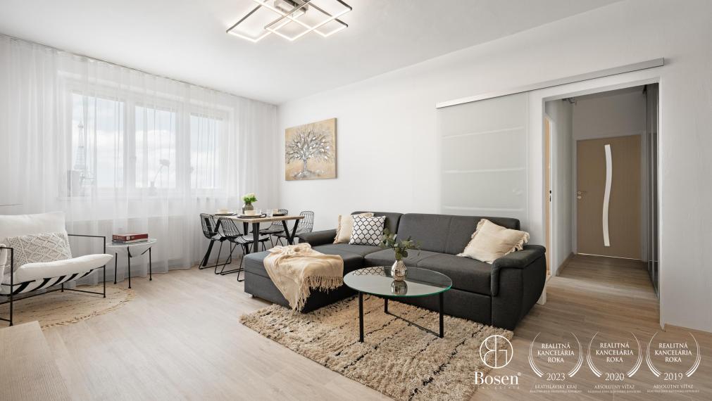 PREDANÉ - BOSEN | Zariadený 3 izb. byt, Ostredky, Ružinov, 75 m2