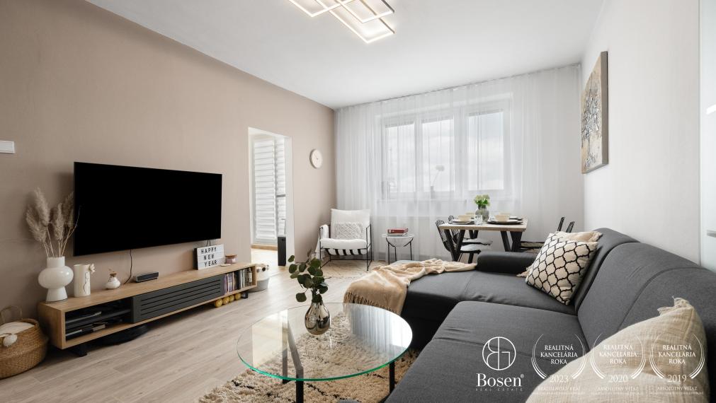 PREDANÉ - BOSEN | Zariadený 3 izb. byt, Ostredky, Ružinov, 75 m2