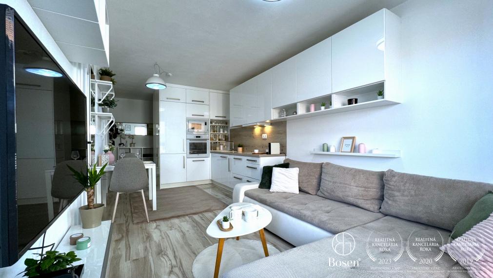 BOSEN | Zariadený 2 izbový byt v novostavbe MUCHOVO, Bratislava - Petržalka, 43 m2