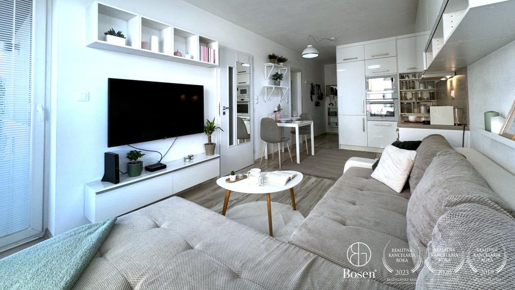 BOSEN | Zariadený 2 izbový byt v novostavbe MUCHOVO, Bratislava - Petržalka, 43 m2