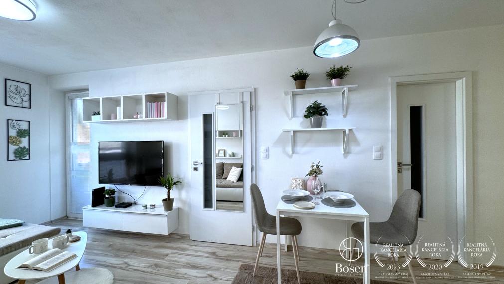 BOSEN | Zariadený 2 izbový byt v novostavbe MUCHOVO, Bratislava - Petržalka, 43 m2