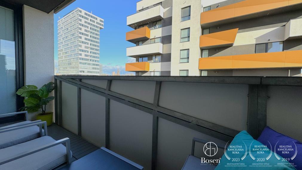 BOSEN | Zariadený 2 izbový byt v novostavbe MUCHOVO, Bratislava - Petržalka, 43 m2
