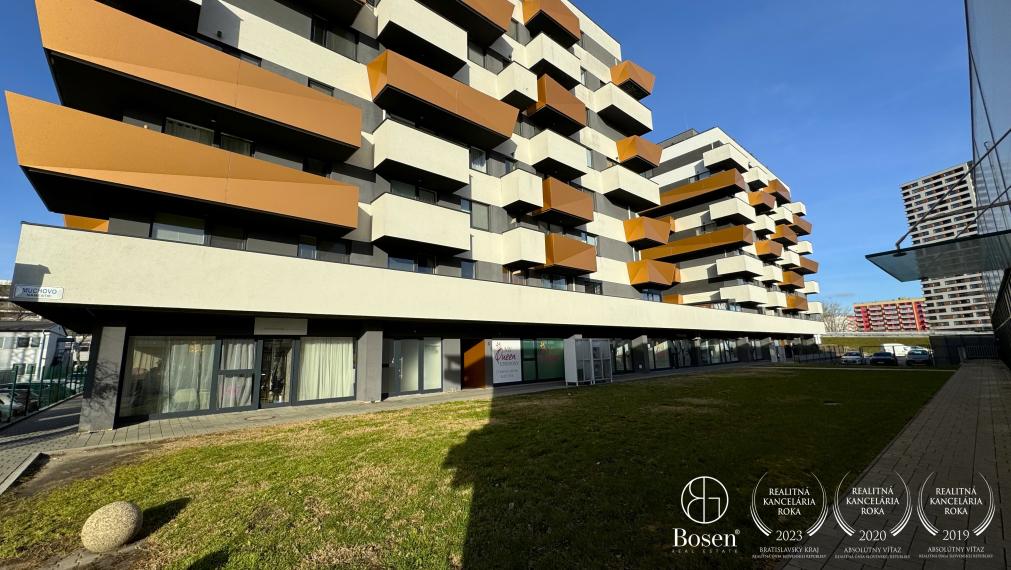 BOSEN | Zariadený 2 izbový byt v novostavbe MUCHOVO, Bratislava - Petržalka, 43 m2