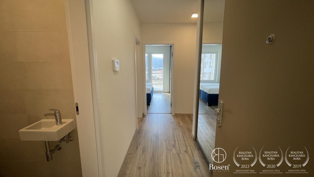 BOSEN | Veľký zariadený 2 izb.byt s loggiou v novom projekte BORY BÝVANIE, Lamač, 62 m2