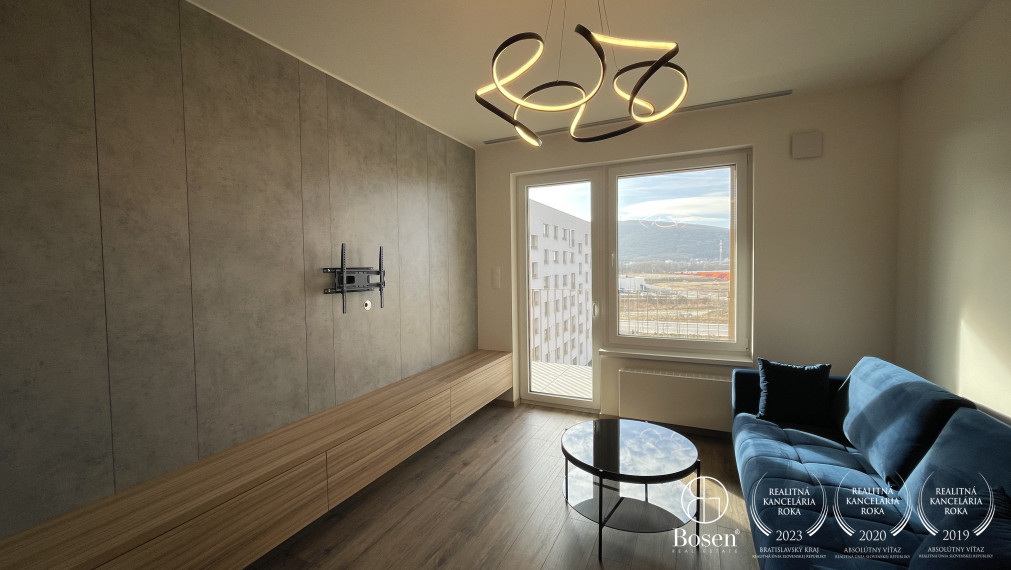 BOSEN | Veľký zariadený 2 izb.byt s loggiou v novom projekte BORY BÝVANIE, Lamač, 62 m2