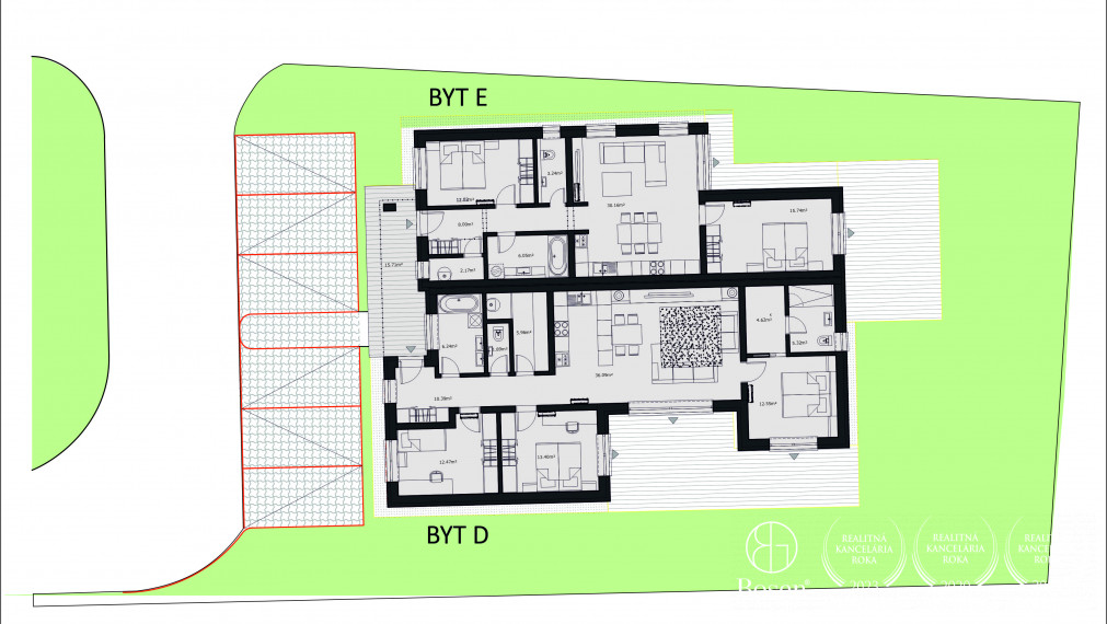 BOSEN | Novostavba v Štandarde, 3 izbový bungalov so záhradou, 3x parkovacie státie, Rovinka