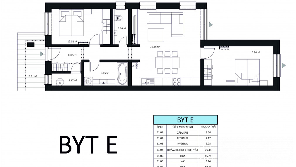 BOSEN | Novostavba v Štandarde, 3 izbový bungalov so záhradou, 3x parkovacie státie, Rovinka