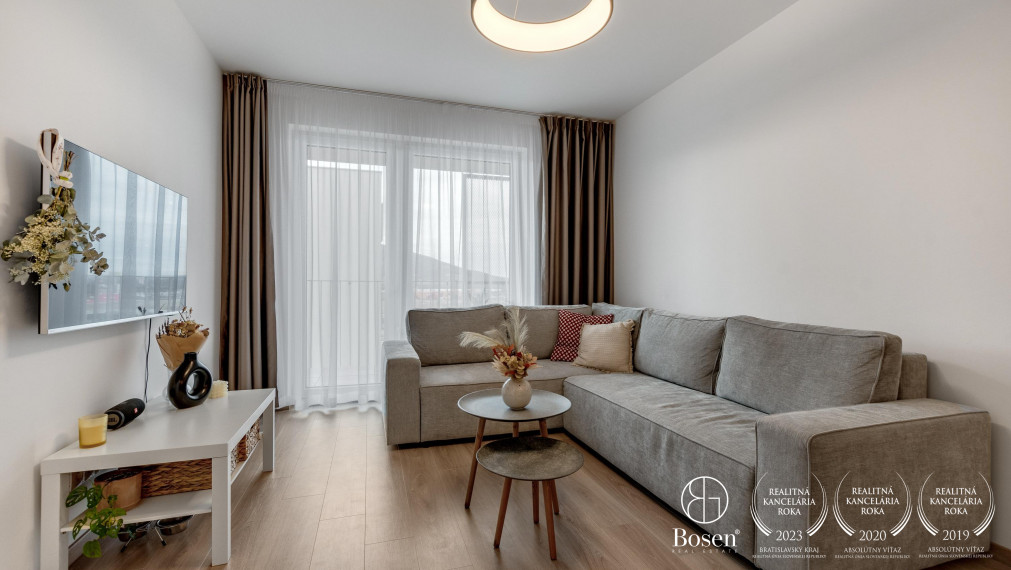 PREDANÉ: BOSEN | Zariadený 2kk byt v novostavbe Bory Bývanie 3