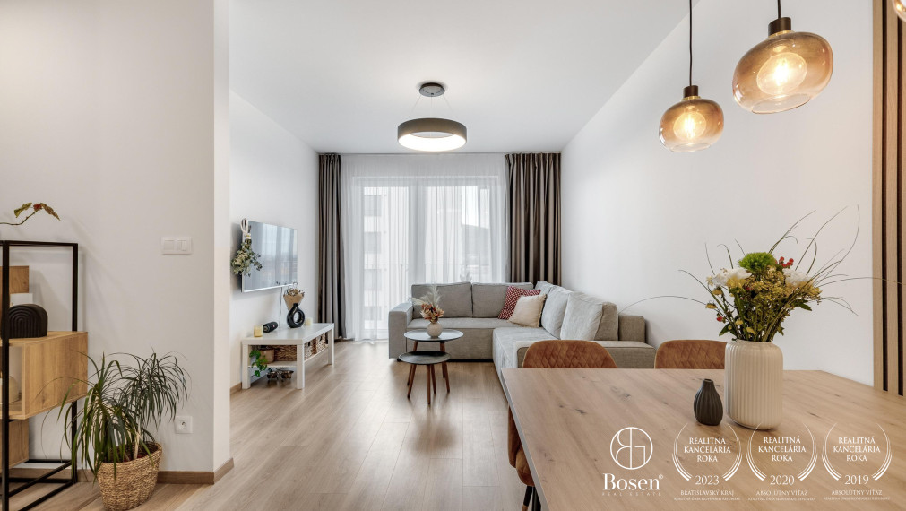 PREDANÉ: BOSEN | Zariadený 2kk byt v novostavbe Bory Bývanie 3