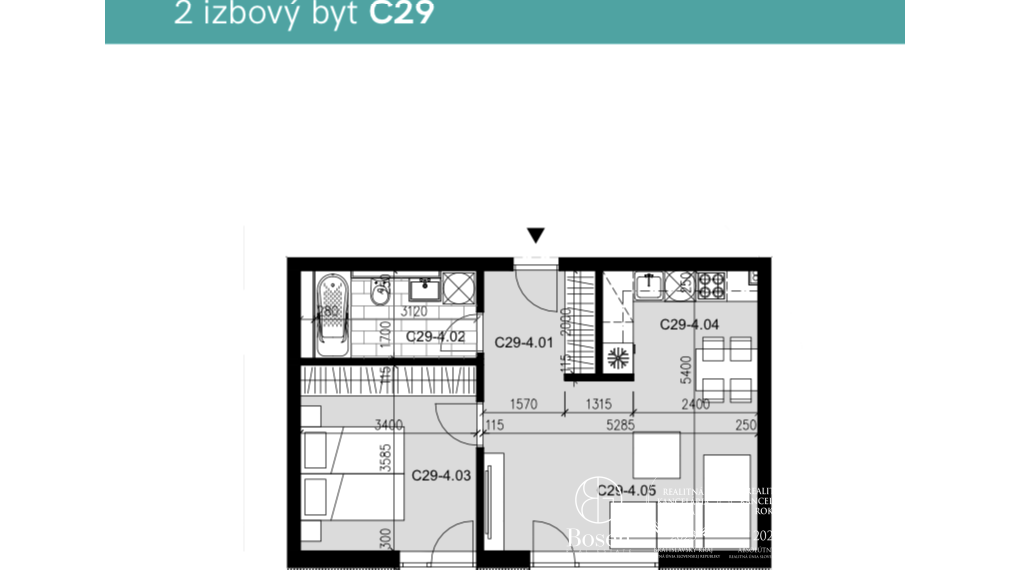 BOSEN | 2kk byt v novostavbe NOEMIS s najkrajším výhľadom