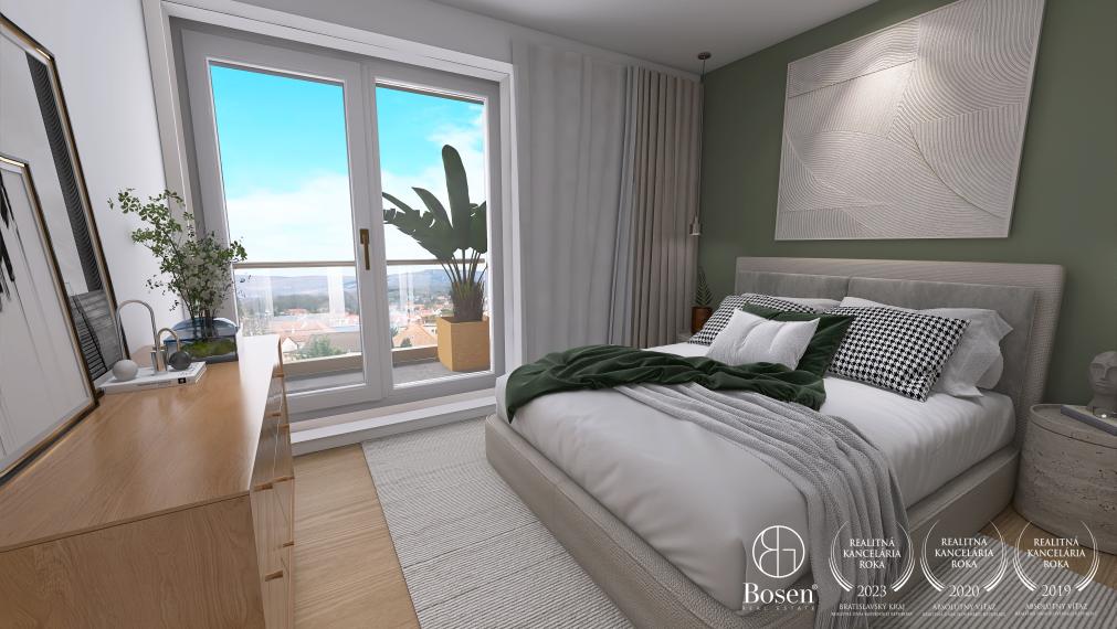 BOSEN | 2kk byt v novostavbe NOEMIS s najkrajším výhľadom