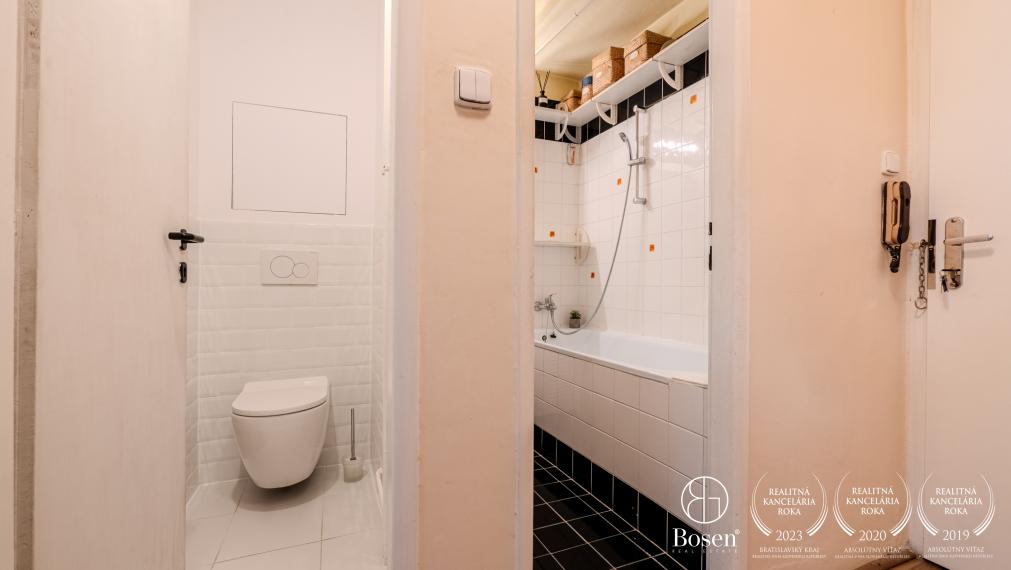 BOSEN | Na predaj zariadený 1 izbový byt, Bratislava-Ružinov, Prievozská ulica, 39 m2