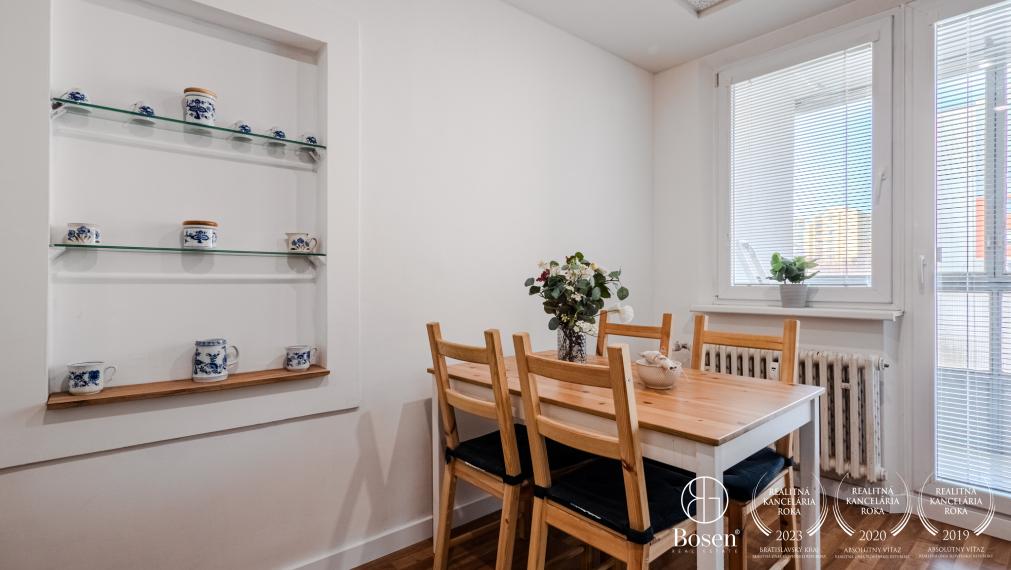 REZERVOVANÝ BOSEN | Veľký 3 izbový byt v Bratislave, mestská časť Karlova Ves