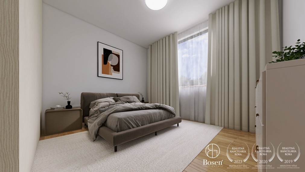 BOSEN | 2 izb.byt s terasou a parkingom v novom projekte Noemis, Štandard, Stupava, 67 m2