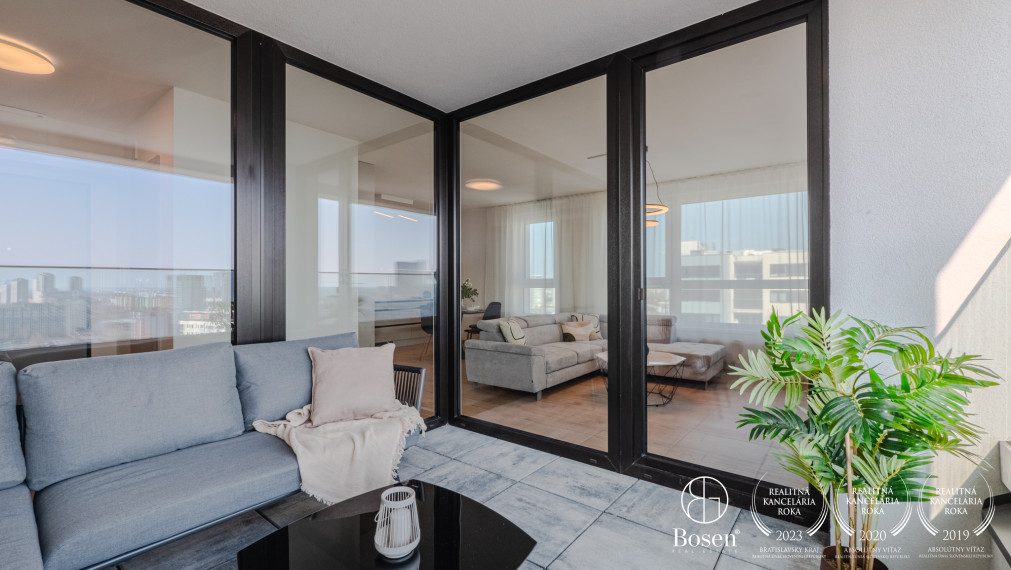 BOSEN | Novostavba 2 izbový byt s terasou, 67,7 m2, Danubius One, Bratislava - Ružinov