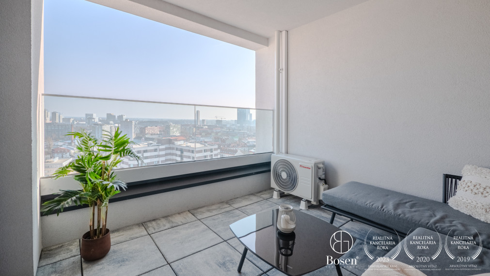 BOSEN | Novostavba 2 izbový byt s terasou, 67,7 m2, Danubius One, Bratislava - Ružinov