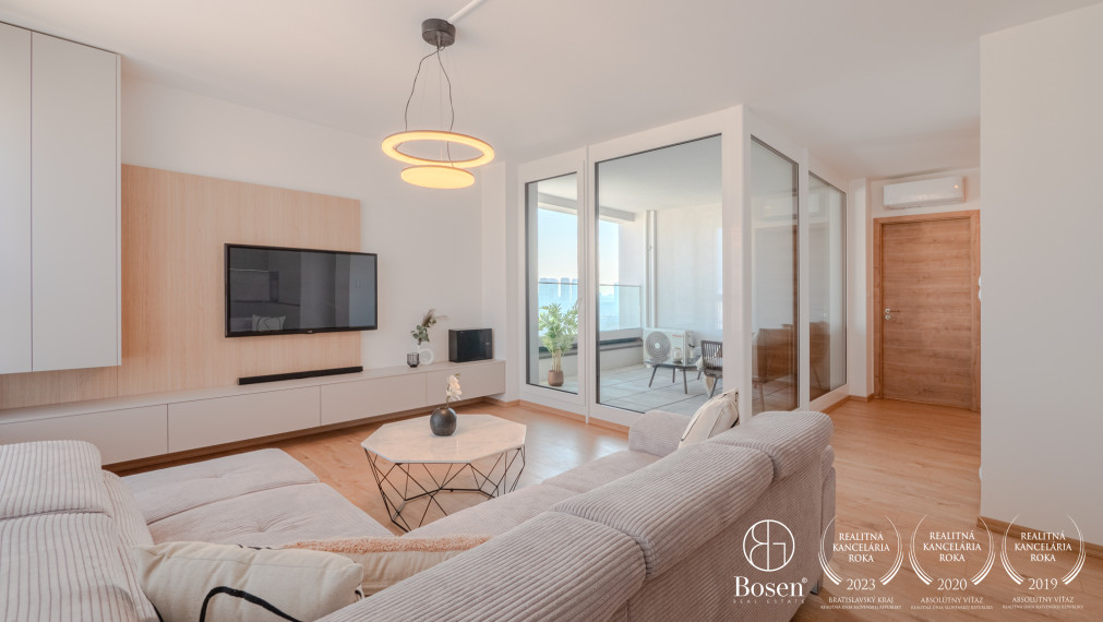 BOSEN | Novostavba 2 izbový byt s terasou, 67,7 m2, Danubius One, Bratislava - Ružinov