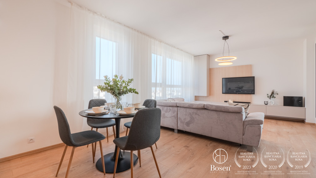 BOSEN | Novostavba 2 izbový byt s terasou, 67,7 m2, Danubius One, Bratislava - Ružinov