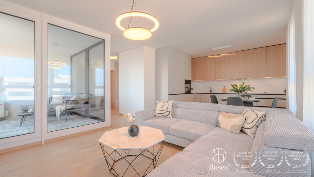 BOSEN | Novostavba 2 izbový byt s terasou, 67,7 m2, Danubius One, Bratislava - Ružinov