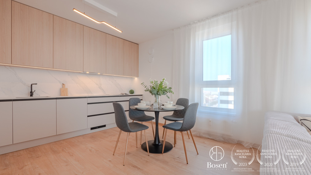 BOSEN | Novostavba 2 izbový byt s terasou, 67,7 m2, Danubius One, Bratislava - Ružinov