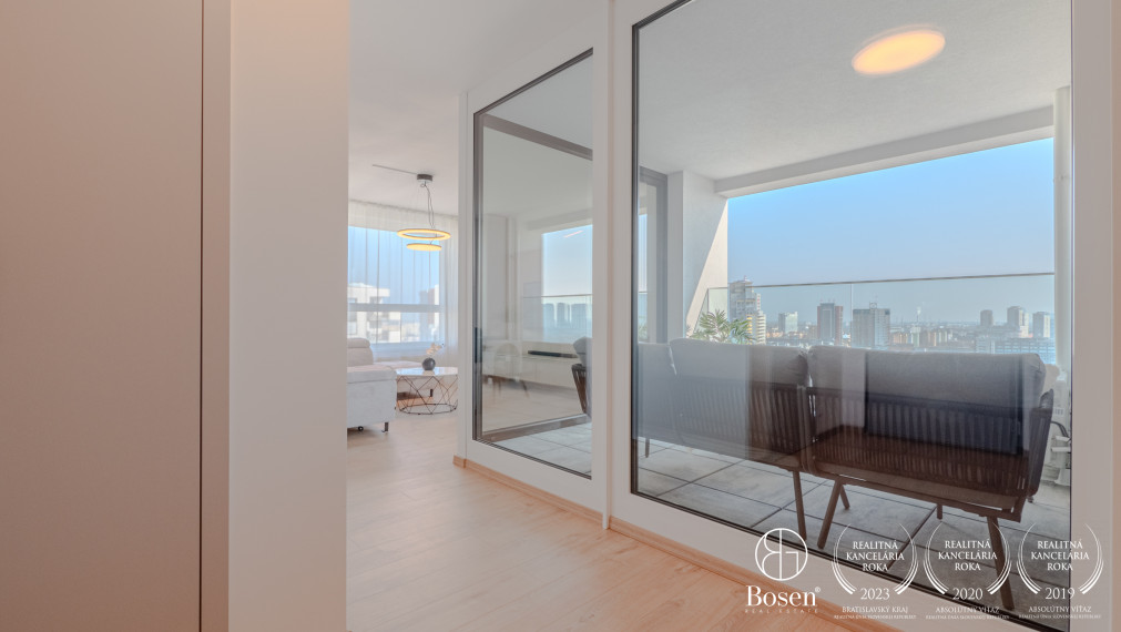 BOSEN | Novostavba 2 izbový byt s terasou, 67,7 m2, Danubius One, Bratislava - Ružinov