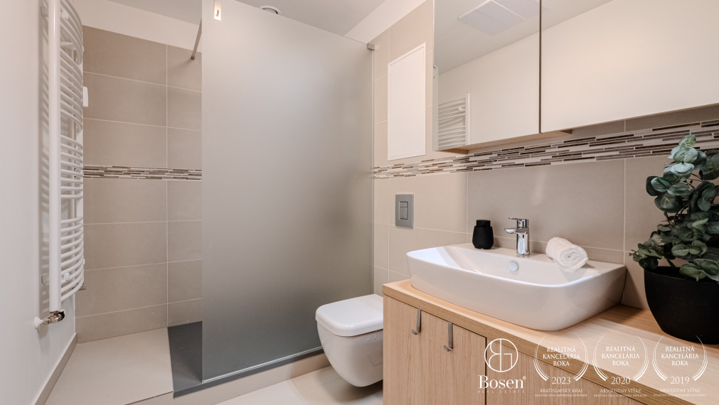 BOSEN | Novostavba 2 izbový byt s terasou, 67,7 m2, Danubius One, Bratislava - Ružinov